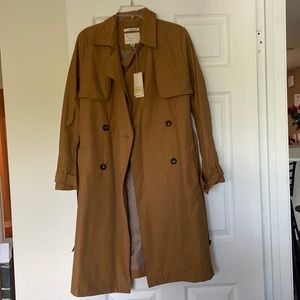 A New Day Trench Coat-brown-great quality- XS, can fit a petite medium
